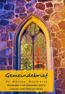 Titelblatt Gemeindebrief Kirchenfenster