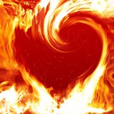Copyright: Bild von Gloria Williams auf Pixabay Herz Feuer Feuerherz Liebe Symbol - Copyright: Bild von Gloria Williams auf Pixabay