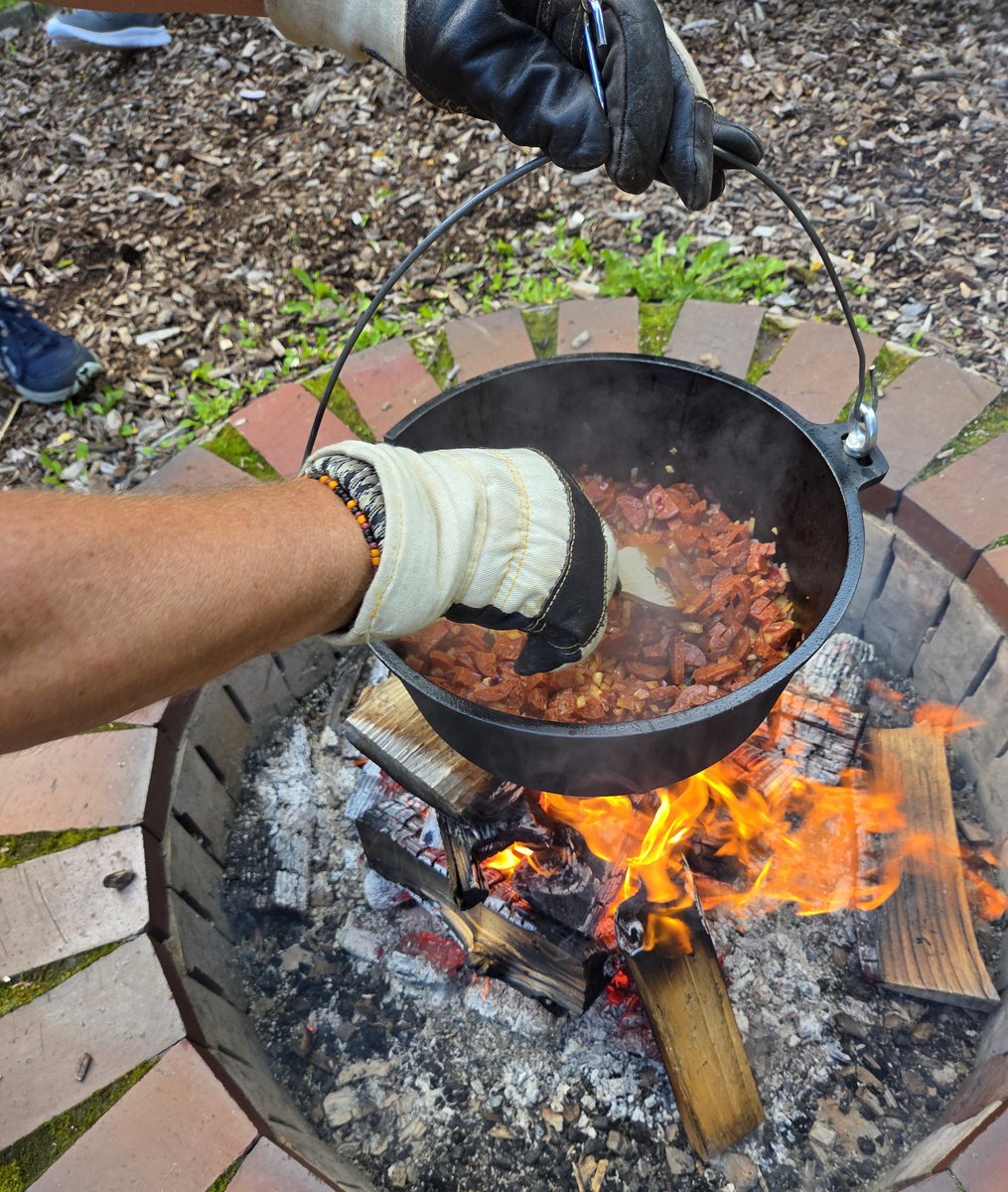 Kochen Topf Lagerfeuer