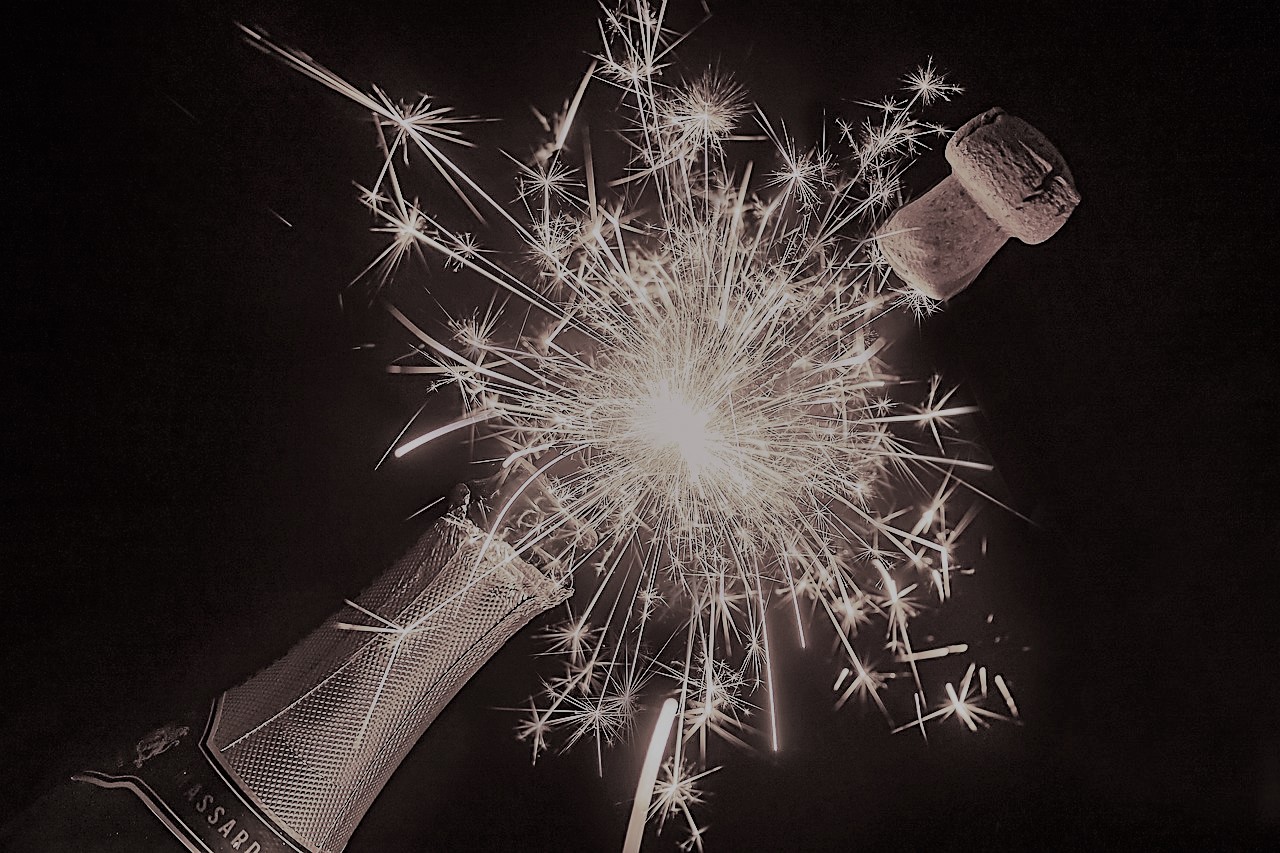 Sekt Wunderkerzen korken
