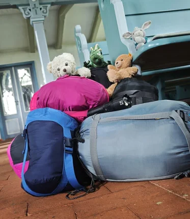 Koffer Taschen Kirche Kindersommerkirche