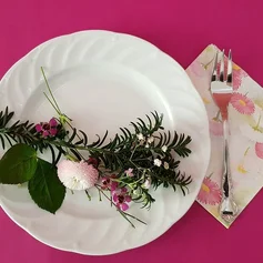 Tischdekoration Blume