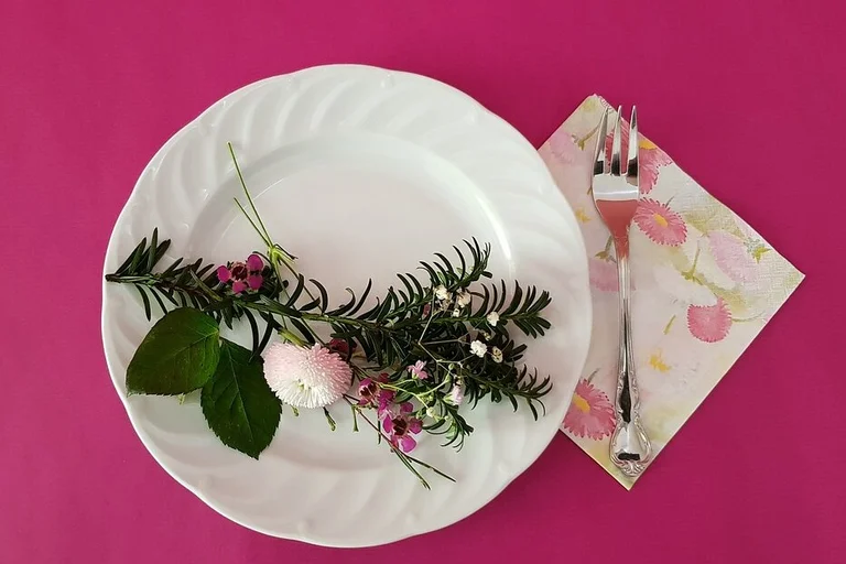 Tischdekoration Blume